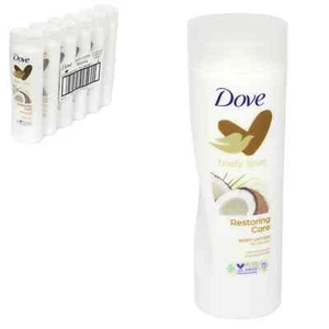 6 x Dove Body Love Restoring Care Lotion with Coconut Oil & Almond Milk 250ml - Picture 1 of 1