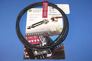 Bulk Cable Evidence Audio BLACK Monorail 10 feet - Authorized Dealer - Picture 1 of 2