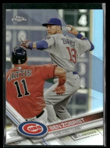 2017 Topps Chrome #6 Ben Zobrist #6 Refractor - Picture 1 of 2