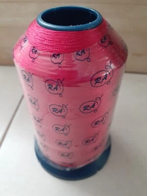 Embroidery Thread RA Cherry Punch Sewing 5500 Yd Large Spool Cone Vintage  - Image 1 of 3