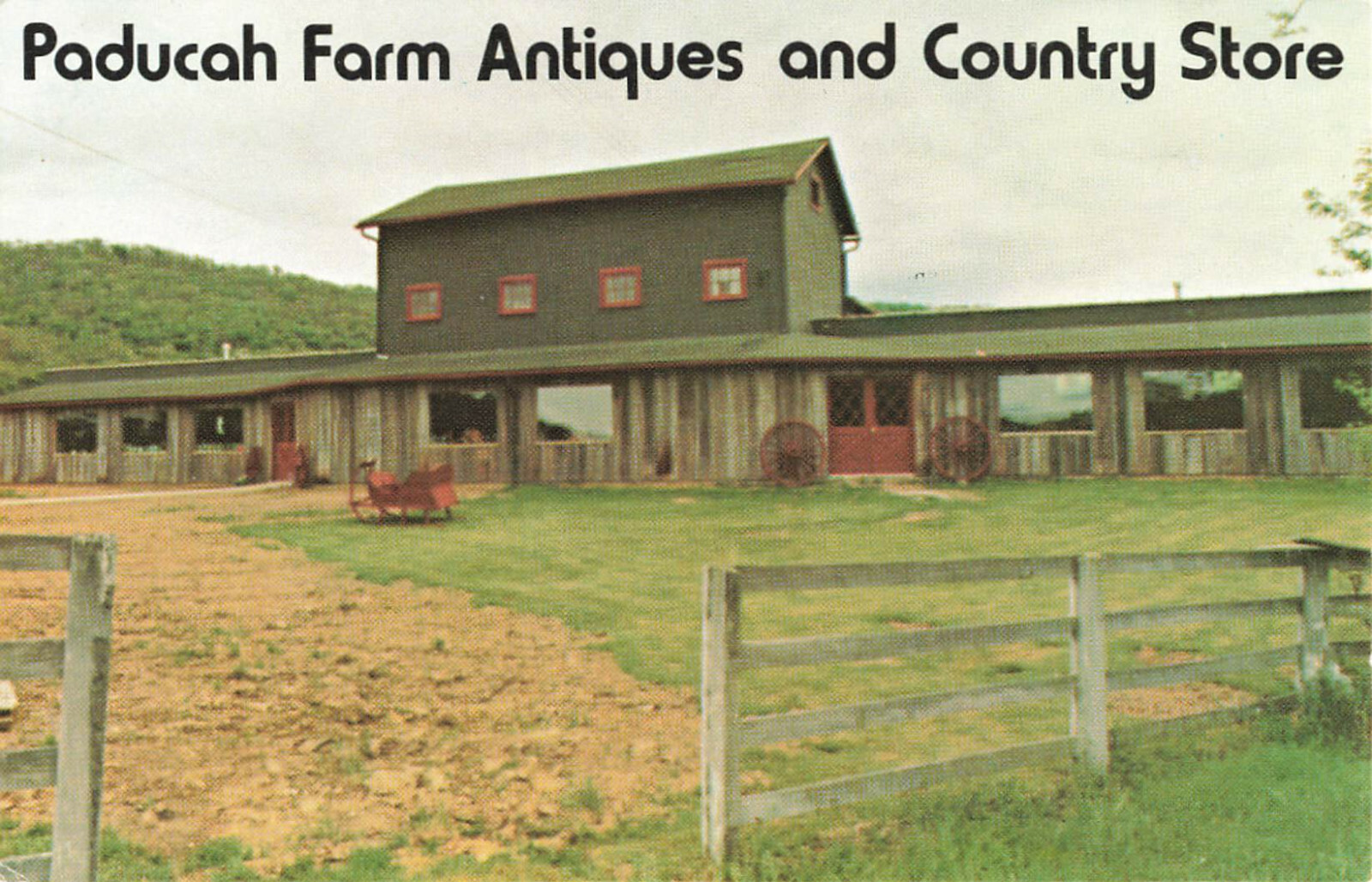 Postcard Paducah Farm Antiques And 