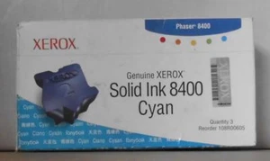 Original Xerox 108R00605 Solid Ink Phaser 8400 3-er Pack cyan OVP B - Bild 1 von 1