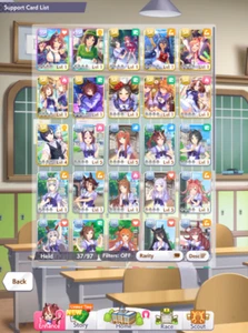 Uma Musume Pretty Derby Account with Super Creek SSR + Tazuna Hayakawa + 9 SRs - Afbeelding 1 van 1