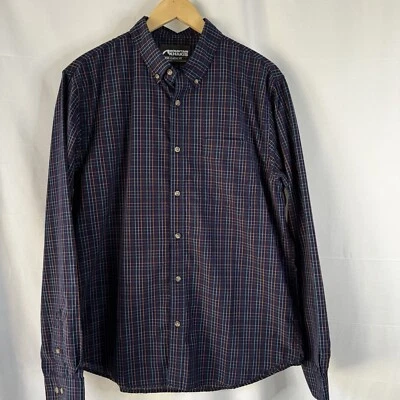 Mountain Khakis Shirt Mens Large Blue Check Long Sleeve Gorp Button Up Preppy - Image 1 of 4