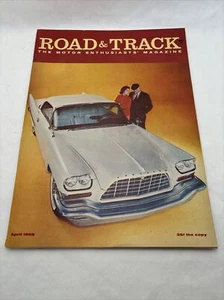 APRIL 1958 ROAD AND TRACK car magazine PORSCHE ROAD TEST - Picture 1 of 11