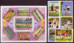 Liberia 1978 ☀ Soccer World Cup Argentina 1978 ☀ MNH** - Picture 1 of 1