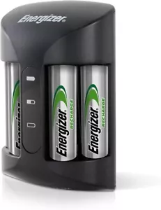 Energizer Battery Charger Recharge Pro AAA AA Batteries 4xAA Multi-use Included - Picture 1 of 3
