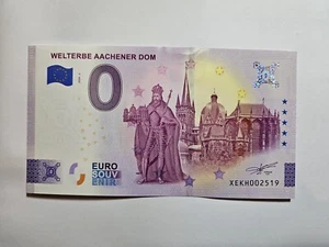 0 Euro Schein Welterbe Aachener Dom XEKH 2024-2 - Bild 1 von 1