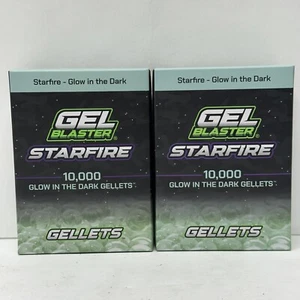 Gel Blaster Gellets- Starfire: 10,000 Glow In The Dark Gellets 2 Packs 20,000 - Picture 1 of 2