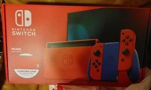 Nintendo Switch Mario Red And Blue Edition Limited Edition In Hand Ships ASAP! - Picture 1 of 1