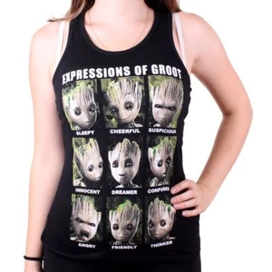 Marvel Comics - Guardians of the Galaxy 2 Damen Tank Top - Baby Groot Emo (S-L) - Picture 1 of 1