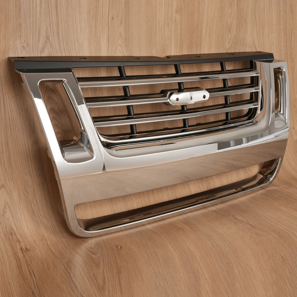 Grille For 2006-2010 Ford Explorer 2007-2010 Explorer Sport Trac Chrome Plastic - Image 1 of 4