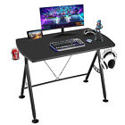 Costway Y-shaped Gaming Desk Home Office Computer Table w/ Phone Slot & Cup
