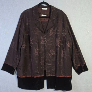 Robert D'Angelo Table Eight Size 24 2 Piece Matching Top & Lightweight Jacket - Picture 1 of 14
