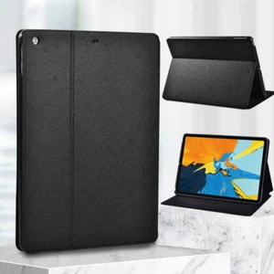 Housse Etui Support Tablette Cuir Noir pour Lenovo Tab M10 10,1''/M10 Plus + Stylo - Photo 1/7