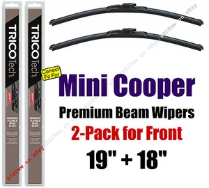 Wipers 2pk Beam Wiper Blades fits 2002-2011 Mini Cooper - 19180/190 - Bild 1 von 1