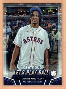 2024 Topps Series 2 CJ Ctroud Let's Play Ball #PB-1 Texans Astros SP - Picture 1 of 2