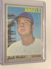 1970 Topps Jack Fisher #684 Angels Baseball Card excellent condition
