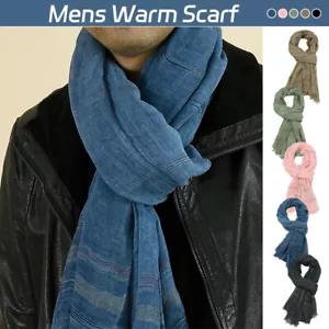 1 Stück Herren Bandana Schal Quaste Langschal Warm Freizeit Halstuch Vintage Halstuch - Bild 1 von 16