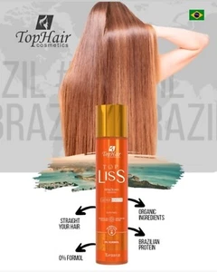 Top Hair Cosmetics Top Liss Organic Keratin,Proteinglättung 0%Formaldehyd 1 L - Bild 1 von 7