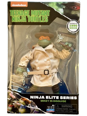 Playmates Nickelodeon Teenage Mutant Ninja Turtles Ninja Elite MIKEY IN DISGUISE - Image 1 of 3