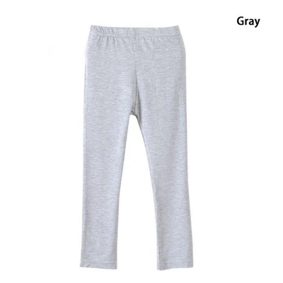 Girl Pants Soft Elastic Modal Cotton Kids Leggings Candy Color Girls Skinny Pant - Image 1 of 4