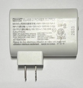 IKEA Class 2 Power Supply KMV-190-330-NA-3  19V 1.74A 33W - Picture 1 of 4