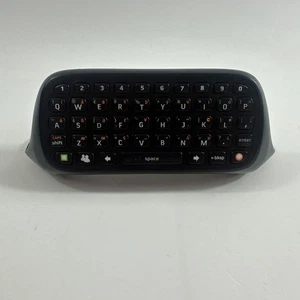 Original offizielles Microsoft Xbox 360 Chatpad schwarz Controller Tastatur Pad - funktioniert - Bild 1 von 8