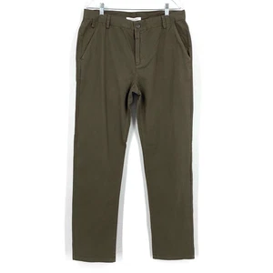 Everlane Cotton Chino Trouser Pants Green Women's Size 34 NWOT - Picture 1 of 5