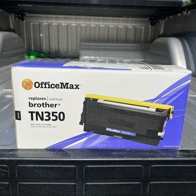Office Max Compatible Brother TN350 Black Laser Toner Cartridge Brand New - Image 1 of 4