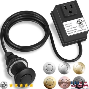 Garbage Disposal Air Switch Kit UL Certified Easy Install Compatible All Brands - Picture 1 of 36