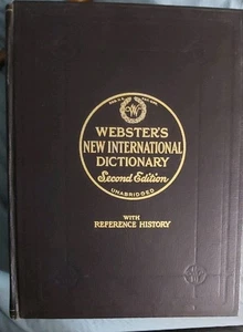 1934 Webster new international dictionary of the English Language Second Edition - Picture 1 of 7