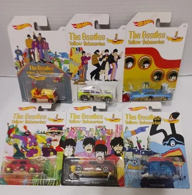 The Beatles Yellow Submarine Hot Wheels Ringo Starr 50 Aniversario JUEGO COMPLETO Foto 1 de 4