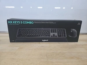 Logitech MX Keys S Combo w/ MX Keys S, MX Master 3S, & MX Palm Rest - 920-011889 - Afbeelding 1 van 10
