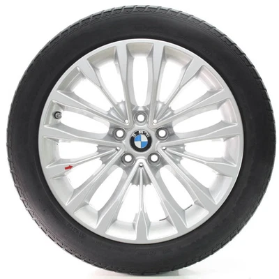 BMW 5er G30 G31 Winterräder W-Speiche 632 Goodyear 245/45R18 100V 6863418 - Bild 1 von 4