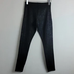 Lysse high rise ankle legging Sz XS Black Speckled Tummy Control - Picture 1 of 6