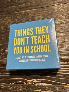Things They Don't Teach You In School Card Game NEW / SEALED. A10 - Picture 1 of 4