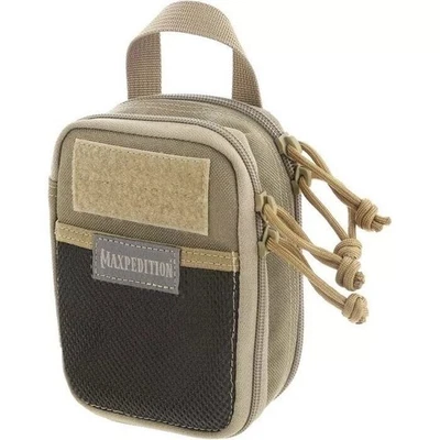 Maxpedition Double-Decker Mini Pocket Organizer Khaki Clamshell Molle - 0258K - Imagem 1 de 4