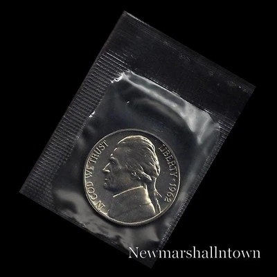 1962 Jefferson Nickel Mint Proof from Original U.S. Proof Set - Image 1 of 2