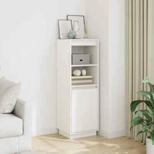 Aparador alto de madera maciza de pino Multicolor 37 x 34 x 110 cm vidaXL - Imagen 1 de 65