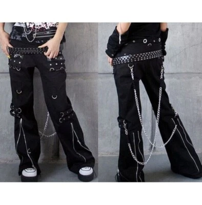 Men Gothic Bondage Pant Rock Hard Trouser Heavy Weight Pant TRIP /Biker PANTS - Image 1 of 4