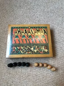 Halma Board Game Antique Vintage 1930s M.I.P. & Co Game - Picture 1 of 7