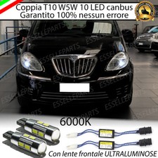 COPPIA LUCI TARGA 20 LED SMD T10 BIANCO LANCIA MUSA 04-12 SUPER QUALITA