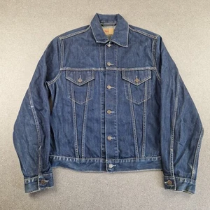 Vintage Levis Jacke Damen XL Blau 70500 Denim Bomber Trucker Schnalle hinten - Bild 1 von 10
