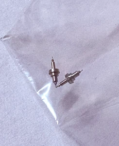 2 NEW YORK STANDARD 16 SIZE BALANCE STAFFS #3204 5.06MM PIVOT: 12 NOS --BB-1936 - Picture 1 of 1