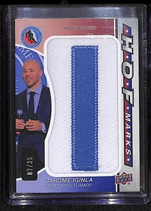 2024-25 SP Game Used Hockey Hall Of Fame Marks Jarome Iginla /35 - Picture 1 of 2