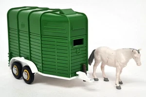 Britains 1/32 -Double Horsebox Trailer & Horse 9562 Model Farm Vehicle - Picture 1 of 5
