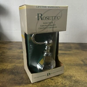 Vintage Masco Bath Unlimited Rosetta Collection Chrome Robe Hook No. 81715 NOS - Picture 1 of 10