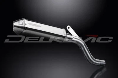 Delkevic 13" Stainless Steel Tri-Oval Muffler - Yamaha XT600E 1995-2005 Exhaust - Image 1 of 3