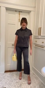 ZARA : Grey ZW Heavy Satin Jacket : 2242/031 [UK Buyers...Get It Faster]